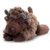 The Petting Zoo Grey Wolf Stuffed Animal Plushie, Gifts for Kids, Scoopz Wildlife Animals, Wolf Plush Toy, 8 inches(Bison)