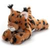 The Petting Zoo Grey Wolf Stuffed Animal Plushie, Gifts for Kids, Scoopz Wildlife Animals, Wolf Plush Toy, 8 inches(Bobcat)