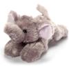 The Petting Zoo Grey Wolf Stuffed Animal Plushie, Gifts for Kids, Scoopz Wildlife Animals, Wolf Plush Toy, 8 inches(Elephant)