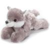The Petting Zoo Grey Wolf Stuffed Animal Plushie, Gifts for Kids, Scoopz Wildlife Animals, Wolf Plush Toy, 8 inches(Grey Wolf)