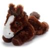 The Petting Zoo Grey Wolf Stuffed Animal Plushie, Gifts for Kids, Scoopz Wildlife Animals, Wolf Plush Toy, 8 inches(Horse)