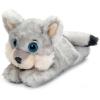 The Petting Zoo Grey Wolf Stuffed Animal Plushie Slap Bracelet, Gifts for Kids, Slapstix Wildlife Animals, Wolf Plush Toy, 10 inches