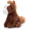 The Petting Zoo Horse Stuffed Animal Plushie, Gifts for Kids, Wild Onez Babiez Wildlife Animals, Brown Horse Plush Toy 6 inches(6 inches)