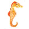 The Petting Zoo Seahorse Stuffed Animal Plushie, Gifts for Kids, Earth Keeperz Sealife Animals, Zoologee Orange Seahorse Plush Toy, 15 inches