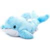 The Petting Zoo Seahorse Stuffed Animal Plushie, Gifts for Kids, Scoopz Sealife Animals, Seahorse Plush Toy, 8 inches(Blue Dolphin)