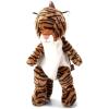 The Petting Zoo Tiger Stuffed Animal Plushie Backpack, Gifts for Kids, Wildlife Animal Toy, Orange Tiger Plush Toy Book Bag, 20 inches