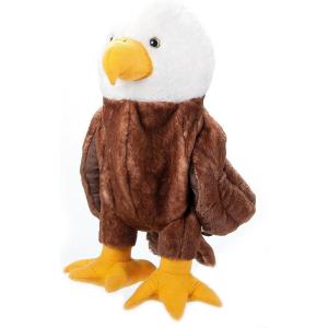 The Petting Zoo Bald Eagle Stuffed Animal Plushie Backpack, Gifts for Kids, Wildlife Animal Toy, Brown Bald Eagle Plush Toy Book Bag, 20 inches