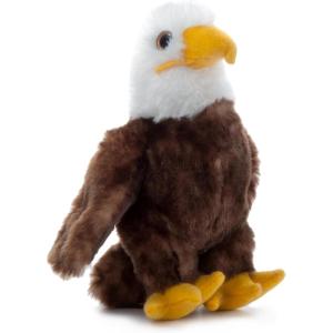 The Petting Zoo Bald Eagle Stuffed Animal Plushie, Gifts for Kids, Wild Onez Babiez Zoo Animals, Eagle Plush Toy 6 inches(6 in)