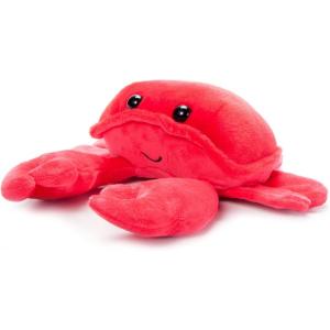 The Petting Zoo Crab Stuffed Animal Plushie Slap Bracelet, Gifts for Kids, Slapstix Sealife Animals, Crab Plush Toy, 10 inches