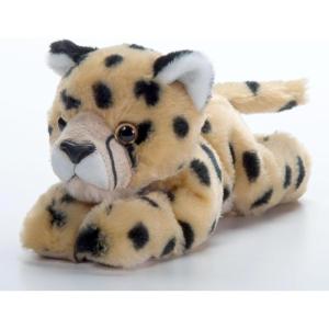 The Petting Zoo Grey Wolf Stuffed Animal Plushie, Gifts for Kids, Scoopz Wildlife Animals, Wolf Plush Toy, 8 inches(Cheetah)