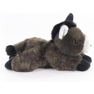 The Petting Zoo Grey Wolf Stuffed Animal Plushie, Gifts for Kids, Scoopz Wildlife Animals, Wolf Plush Toy, 8 inches(Donkey)