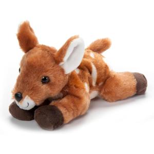 The Petting Zoo Grey Wolf Stuffed Animal Plushie, Gifts for Kids, Scoopz Wildlife Animals, Wolf Plush Toy, 8 inches(Fawn)