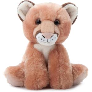 The Petting Zoo Mountain Lion Stuffed Animal, Gifts for Kids, Wild Onez Zoo Animals, Mountain Lion Plush Toy 9 inches(Small)