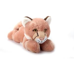 The Petting Zoo Mountain Lion Stuffed Animal Plushie, Gifts for Kids, Earth Keeperz Wildlife Animals, Zoologee Brown Cougar Plush Toy, 10 inches