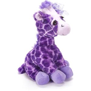 The Petting Zoo Purple Giraffe Stuffed Animal Plushie, Lash’z Zoo Animals, Giraffe Plush Toy 12 inches
