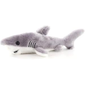 The Petting Zoo Seahorse Stuffed Animal Plushie, Gifts for Kids, Scoopz Sealife Animals, Seahorse Plush Toy, 8 inches(Great White Shark)