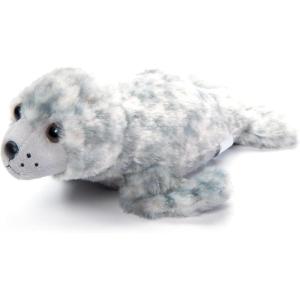 The Petting Zoo Seahorse Stuffed Animal Plushie, Gifts for Kids, Scoopz Sealife Animals, Seahorse Plush Toy, 8 inches(Harbor Seal)