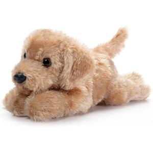 The Petting Zoo Seahorse Stuffed Animal Plushie, Gifts for Kids, Scoopz Sealife Animals, Seahorse Plush Toy, 8 inches(Yellow Lab Dog)