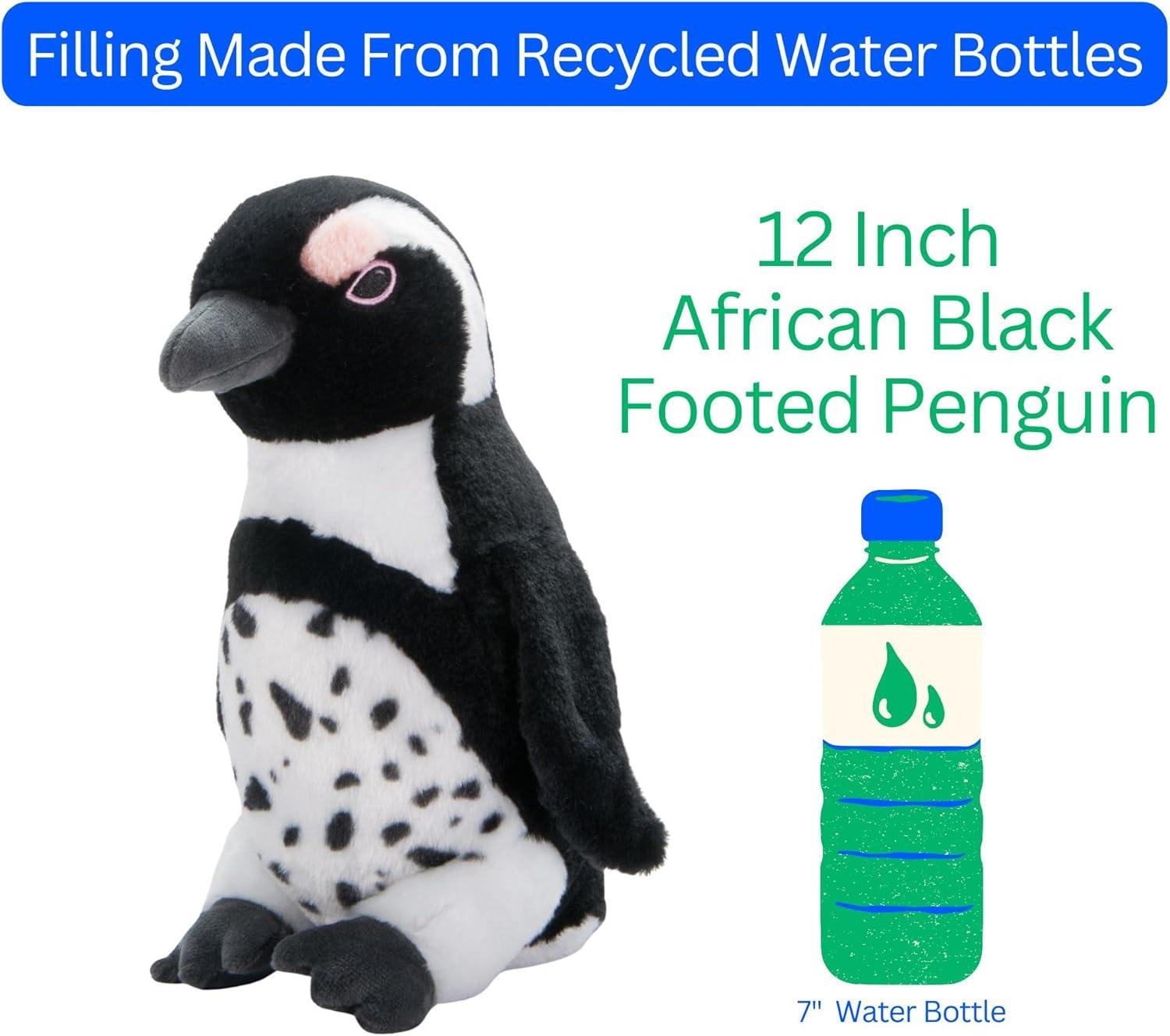 image:imageThe Petting Zoo ABF Penguin Stuffed Animal Plushie Gifts for Kids Earth Keeperz Sealife Animals Zoologee ABF Penguin Plush Toy 12 inches
