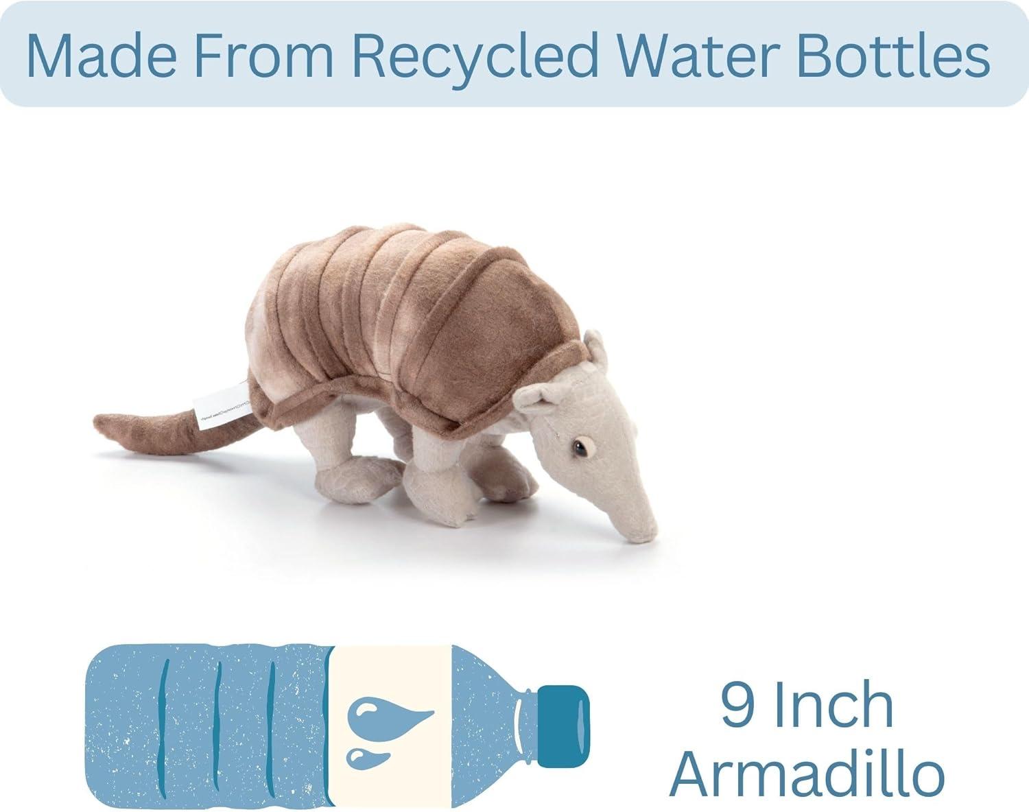 image:imageThe Petting Zoo Armadillo Stuffed Animal Plushie Gifts for Kids Wild Onez Wildlife Animals Armadillo Plush Toy 9 inches