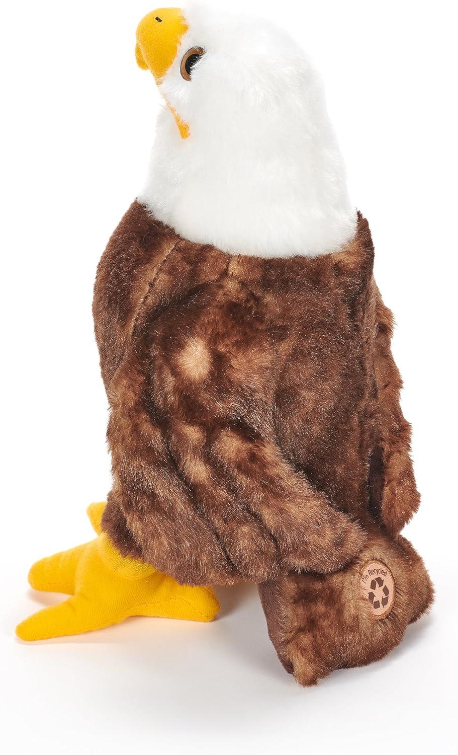 image:imageThe Petting Zoo Bald Eagle Stuffed Animal Gifts for Kids Wild Onez Zoo Animals Bald Eagle Plush Toy 12 inches