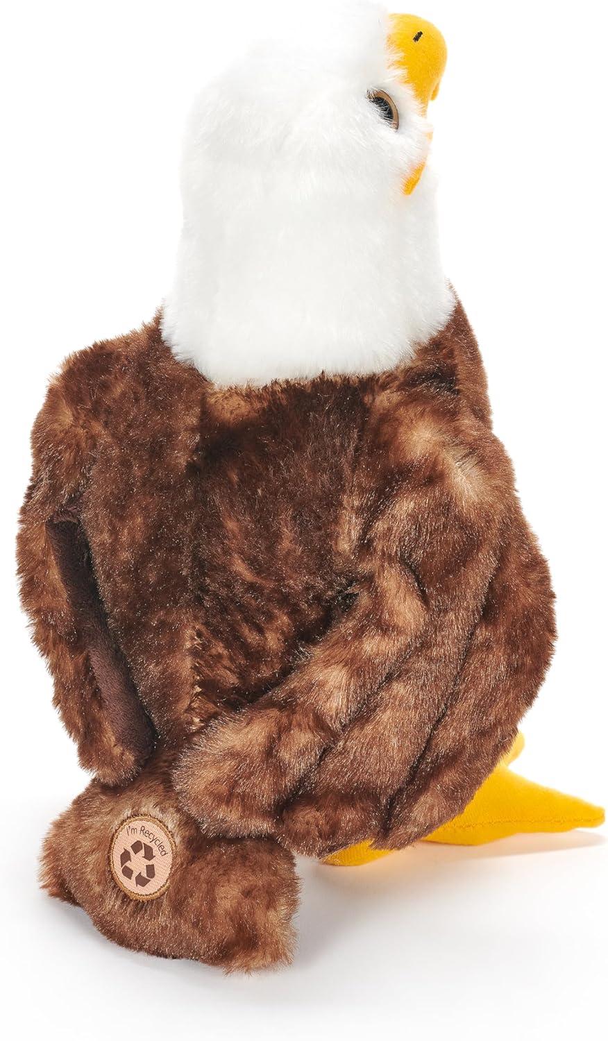 image:imageThe Petting Zoo Bald Eagle Stuffed Animal Gifts for Kids Wild Onez Zoo Animals Bald Eagle Plush Toy 12 inches
