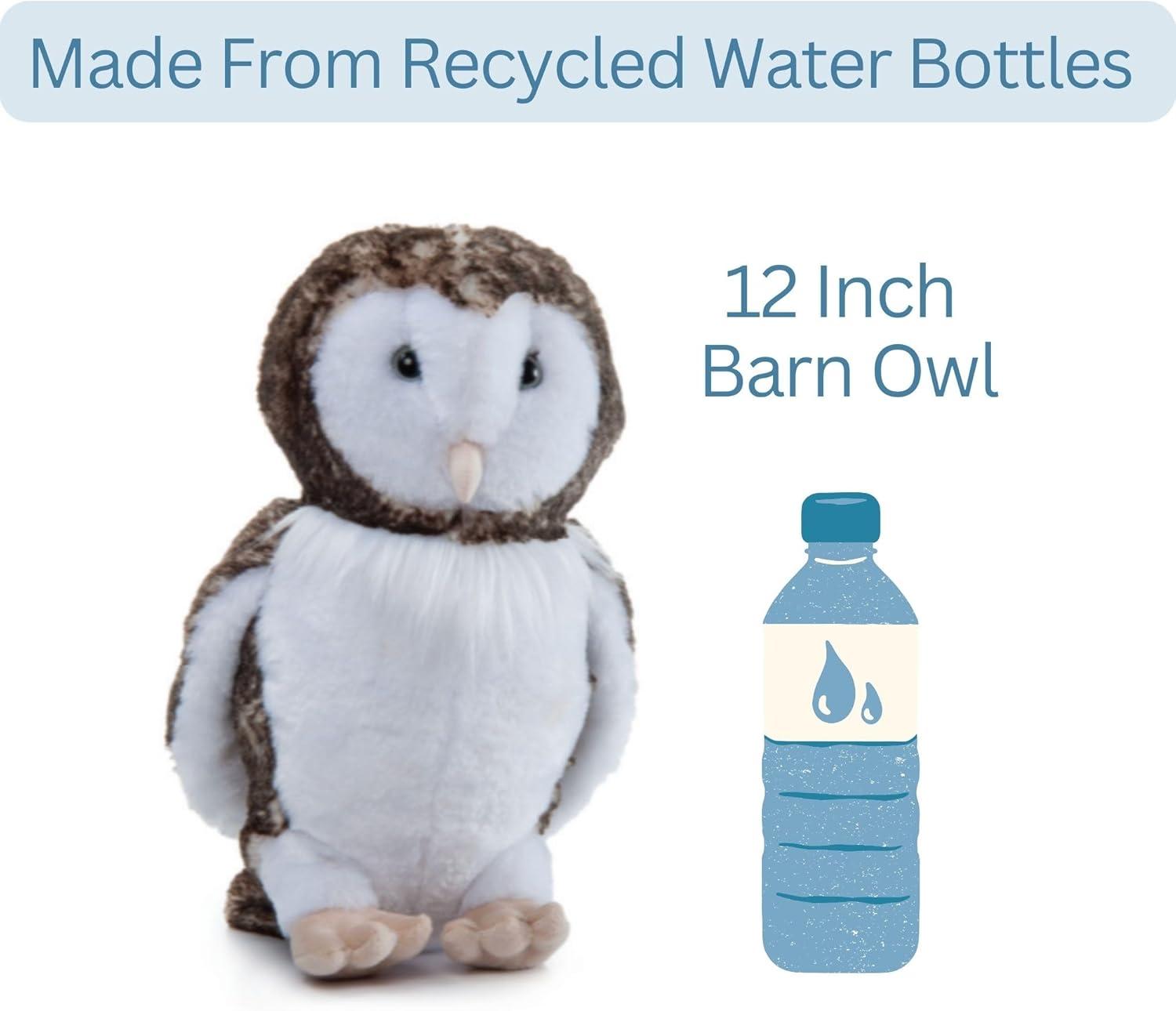 image:imageThe Petting Zoo Barn Owl Stuffed Animal Plushie Gifts for Kids Wild Onez Farm Animals Zoologee Barn Owl Plush Toy 12 Inches