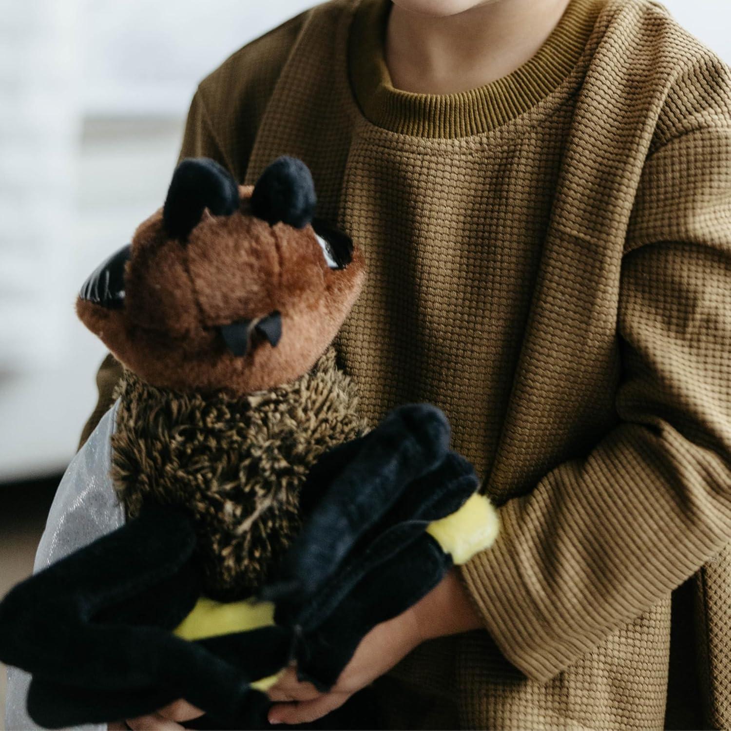 image:imageThe Petting Zoo Bee Stuffed Animal Plushie Gifts for Kids Wild Onez Insect Animals Yellow Bee Plush Toy 12 inches
