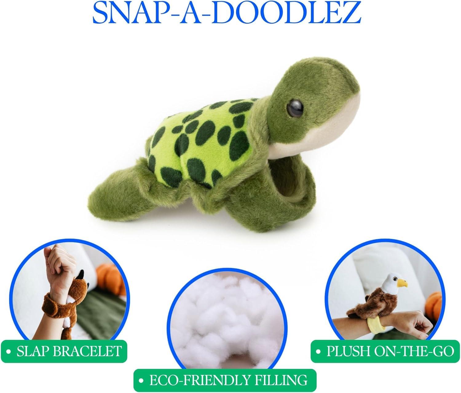 image:imageThe Petting Zoo Bigfoot Yeti Stuffed Animal Plushie Slap Bracelet Gifts for Kids Slapstix Wildlife Animals Brown Bigfoot Plush Toy 9 inches