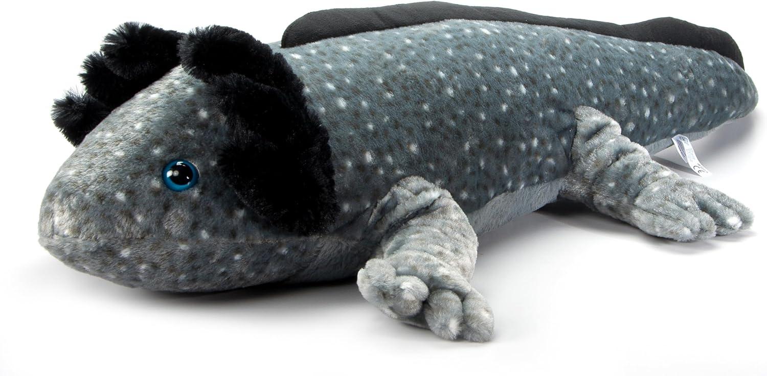 image:imageThe Petting Zoo Black Axolotl Stuffed Animal Plushie Gifts for Kids Wild Onez Sealife Animals Salamander Plush Toy 35 inches