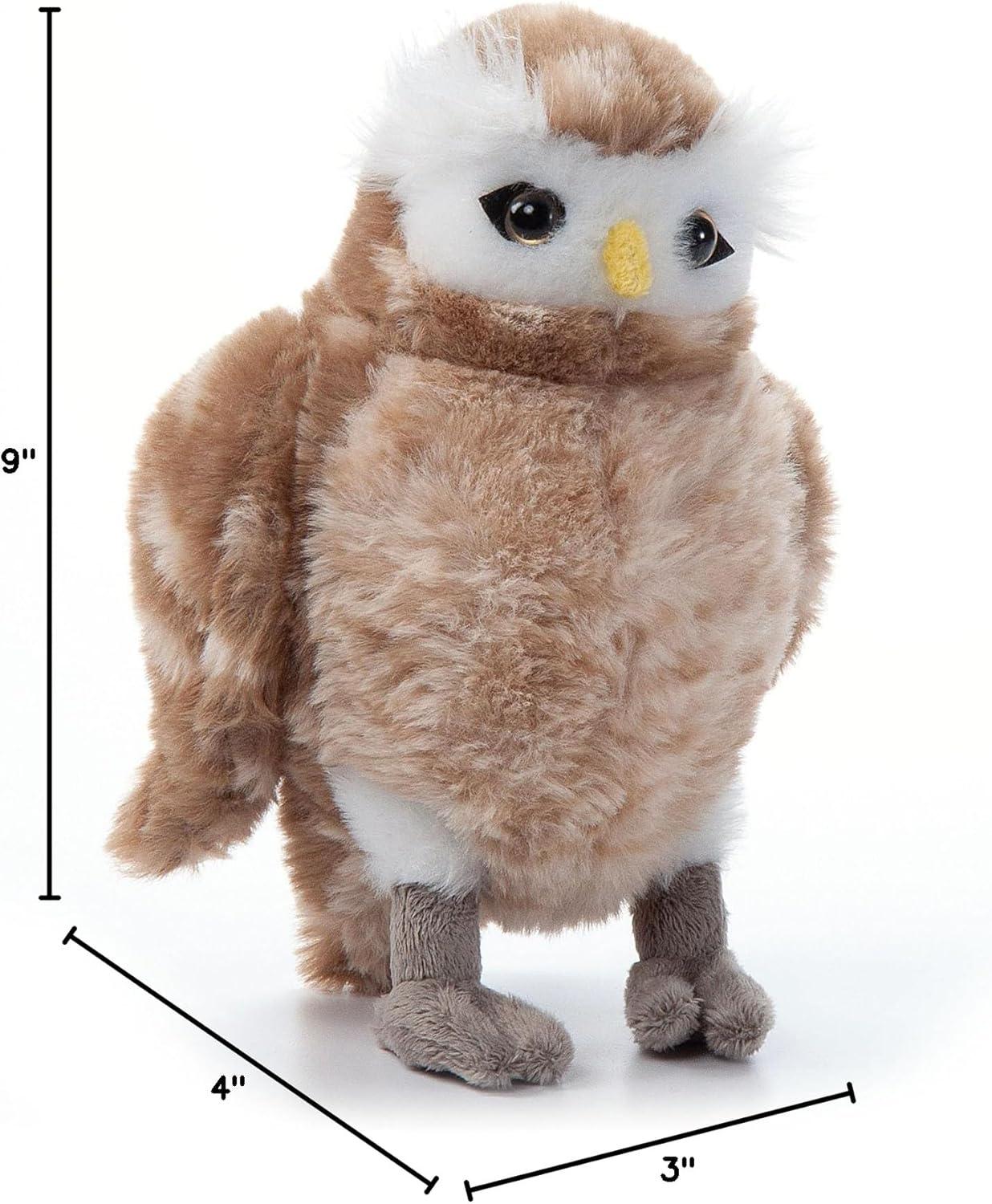 image:imageThe Petting Zoo Burrowing Owl Stuffed Animal Plushie Gifts for Kids Wild Onez Wildlife Animals Owl Plush Toy 9 inches