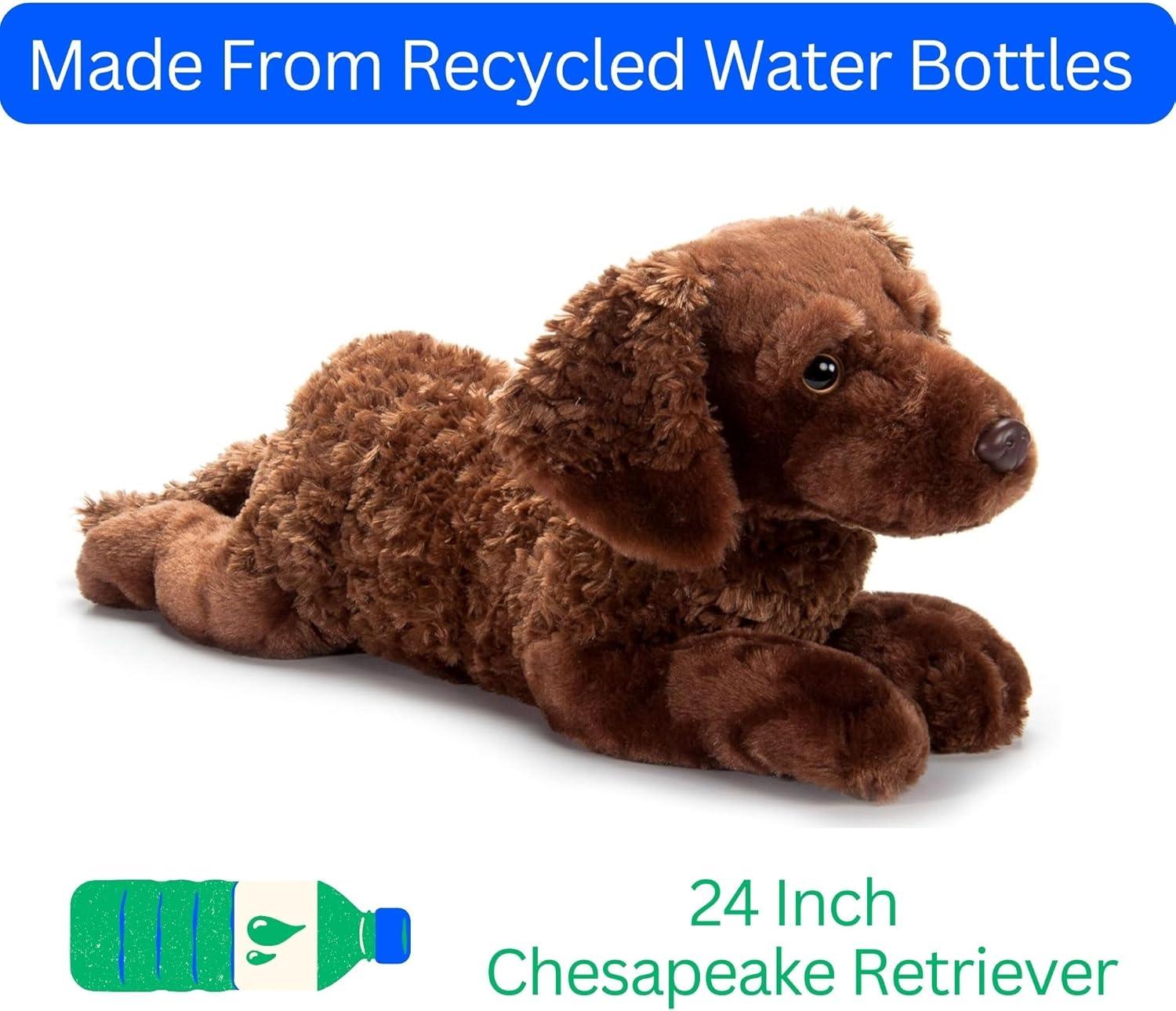 image:imageThe Petting Zoo Chesapeake Retriever Dog Stuffed Animal Plushie Gifts for Kids Brown Dog Plush Toy 24 inches