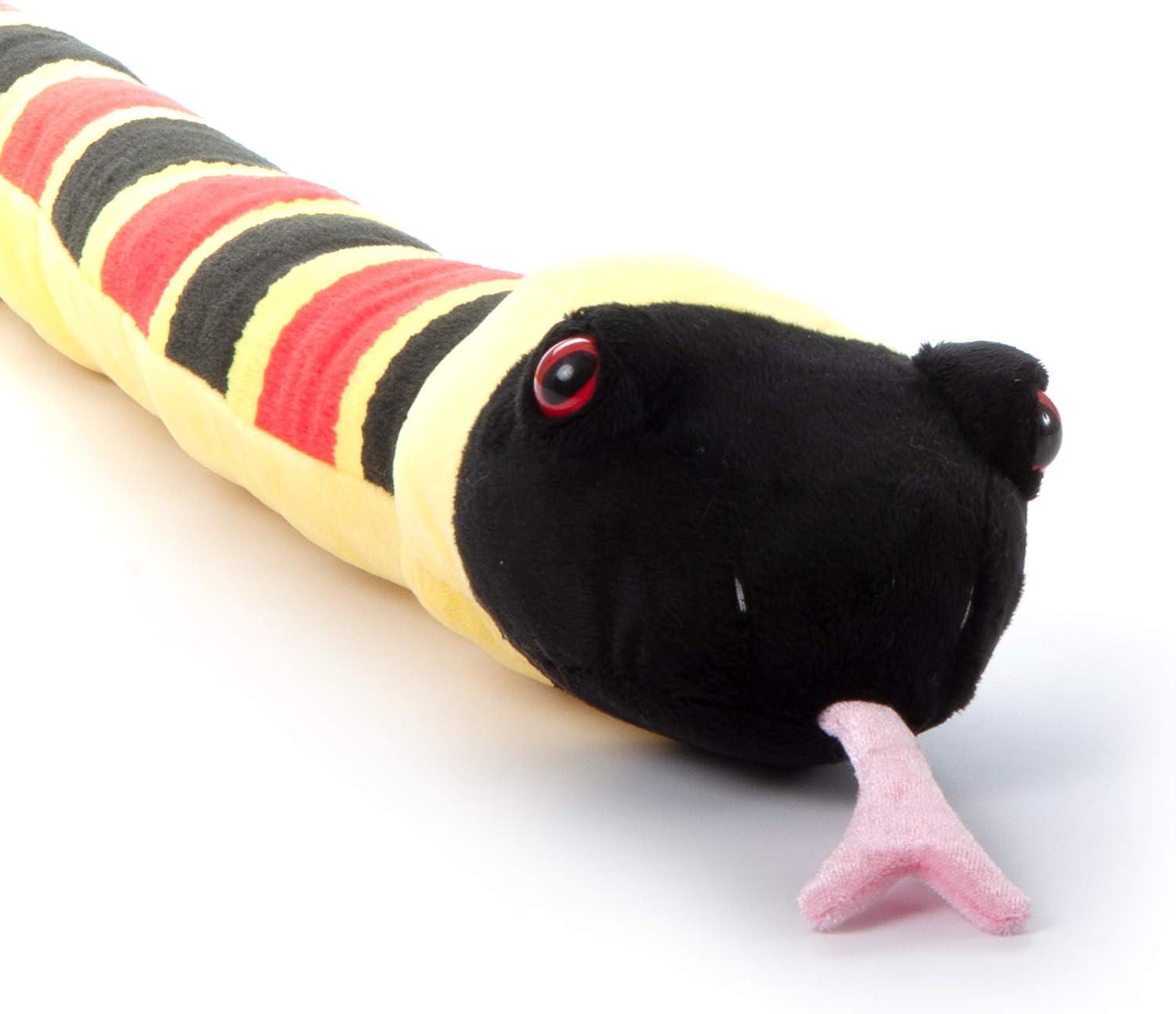 image:imageThe Petting Zoo Coral Snake Stuffed Animal Plushie Gifts for Kids Wild Onez Snake Animals Snake Plush Toy 54 Inches