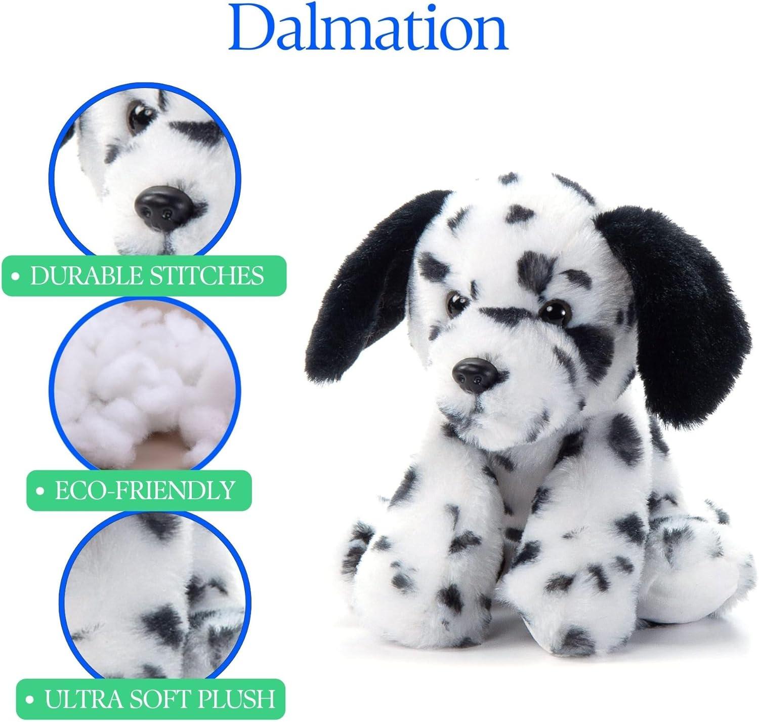 image:imageThe Petting Zoo Dalmatian Dog Stuffed Animal Plushie Gifts for Kids Dog Plush Toy 9 inches