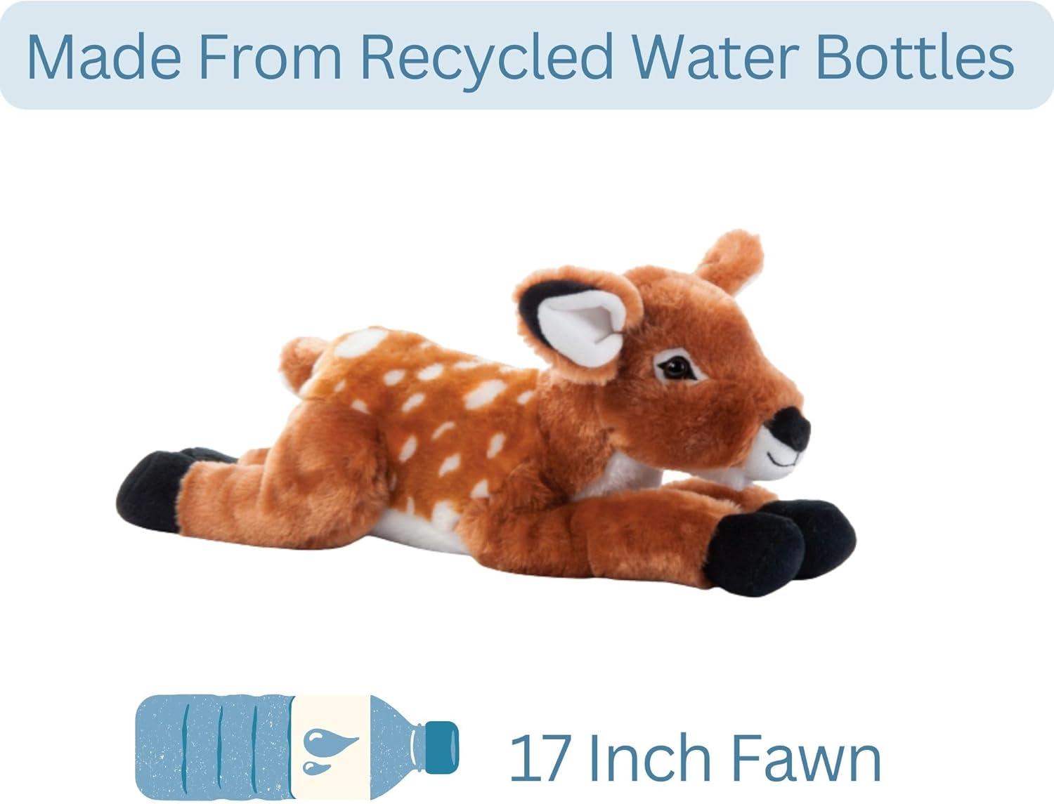 image:imageThe Petting Zoo Fawn Stuffed Animal Gifts for Kids Wild Onez Zoo Animals Fawn Plush Toy 17 inches