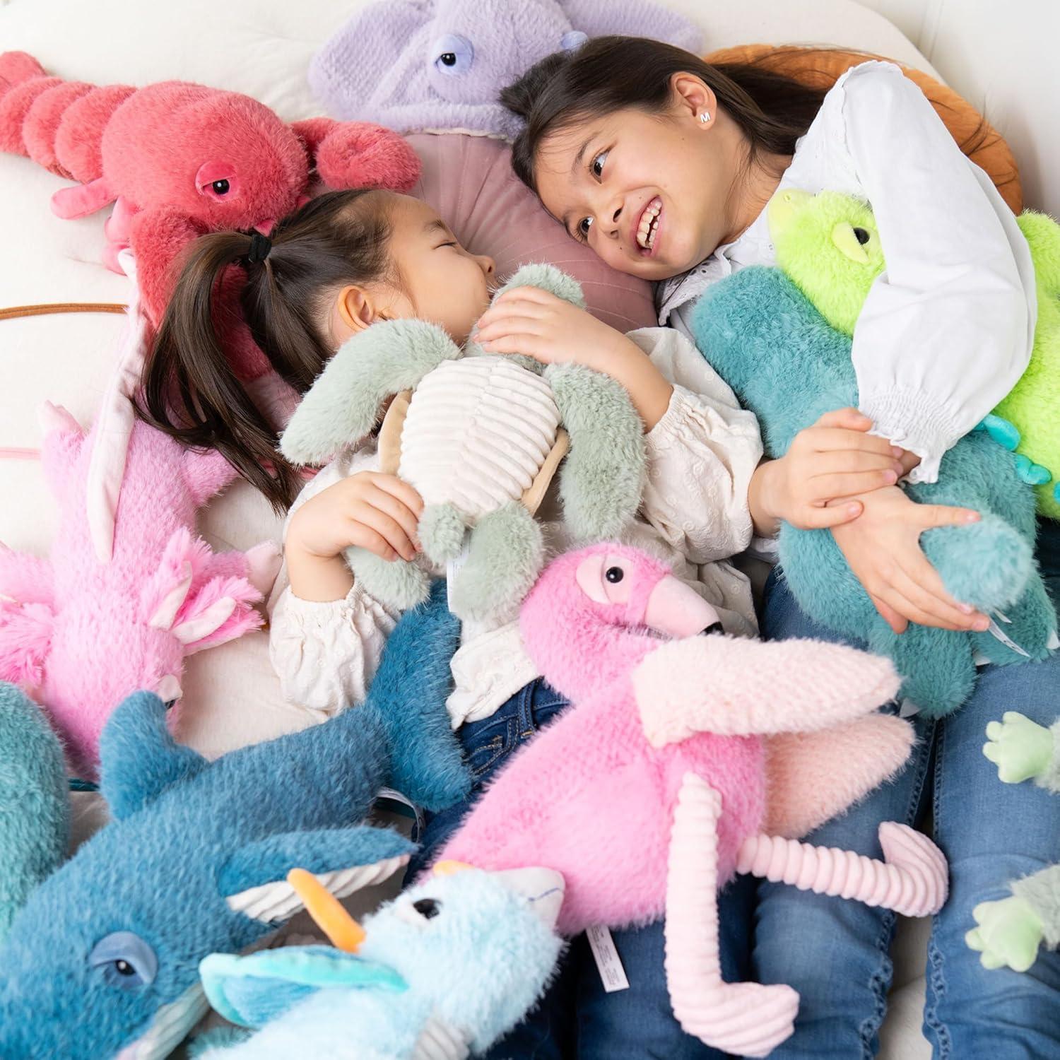 image:imageThe Petting Zoo Flamingo Stuffed Animal Plushie Gifts for Kids Sea Fuzzlez Animals Flamingo Plush Toy 10 inches
