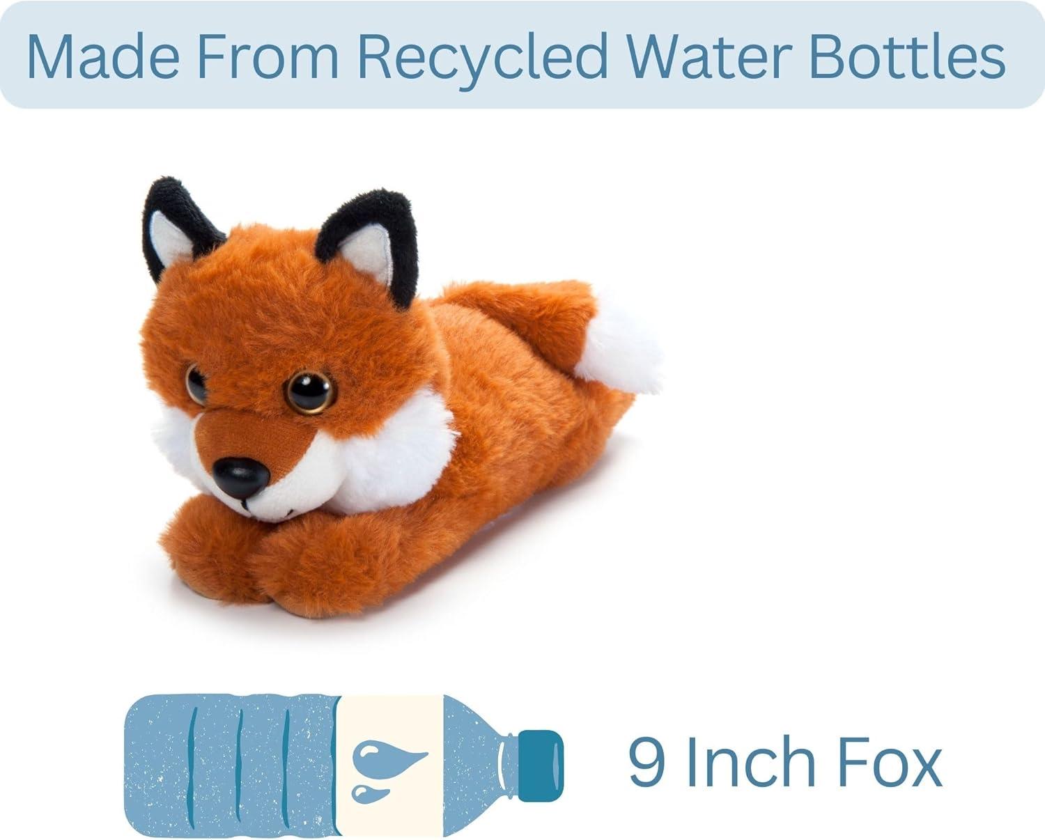 image:imageThe Petting Zoo Fox Stuffed Animal Plushie Slap Bracelet Gifts for Kids Slapstix Wildlife Animals Fox Plush Toy 10 inches