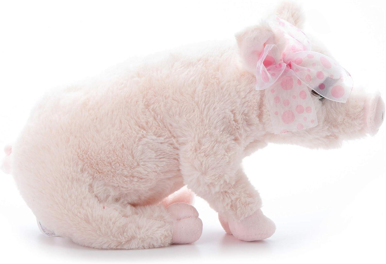 image:imageThe Petting Zoo Lashz Pig Stuffed Animal Gifts for Girls Pig Plush Toy 12 inches