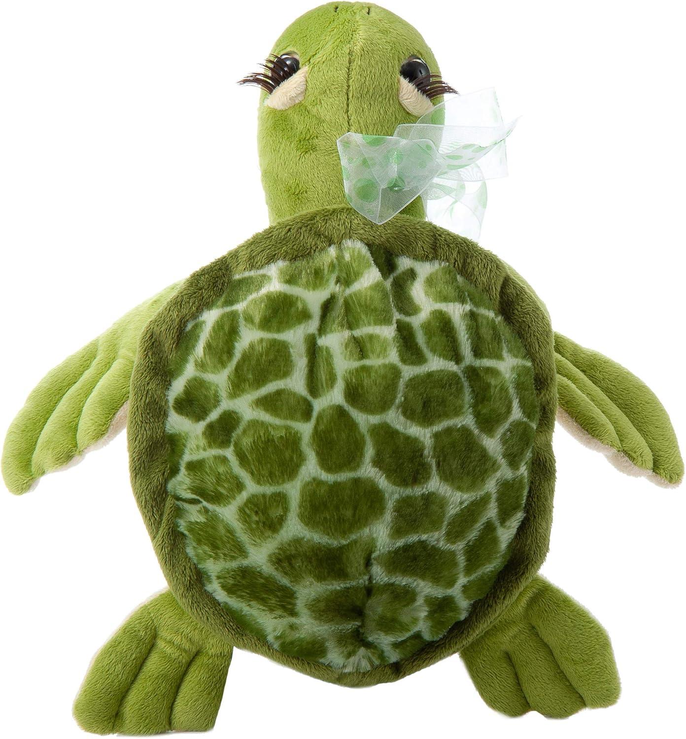 image:imageThe Petting Zoo Lashz Sea Turtle Stuffed Animal Gifts for Girls Plush Toy 12 inches