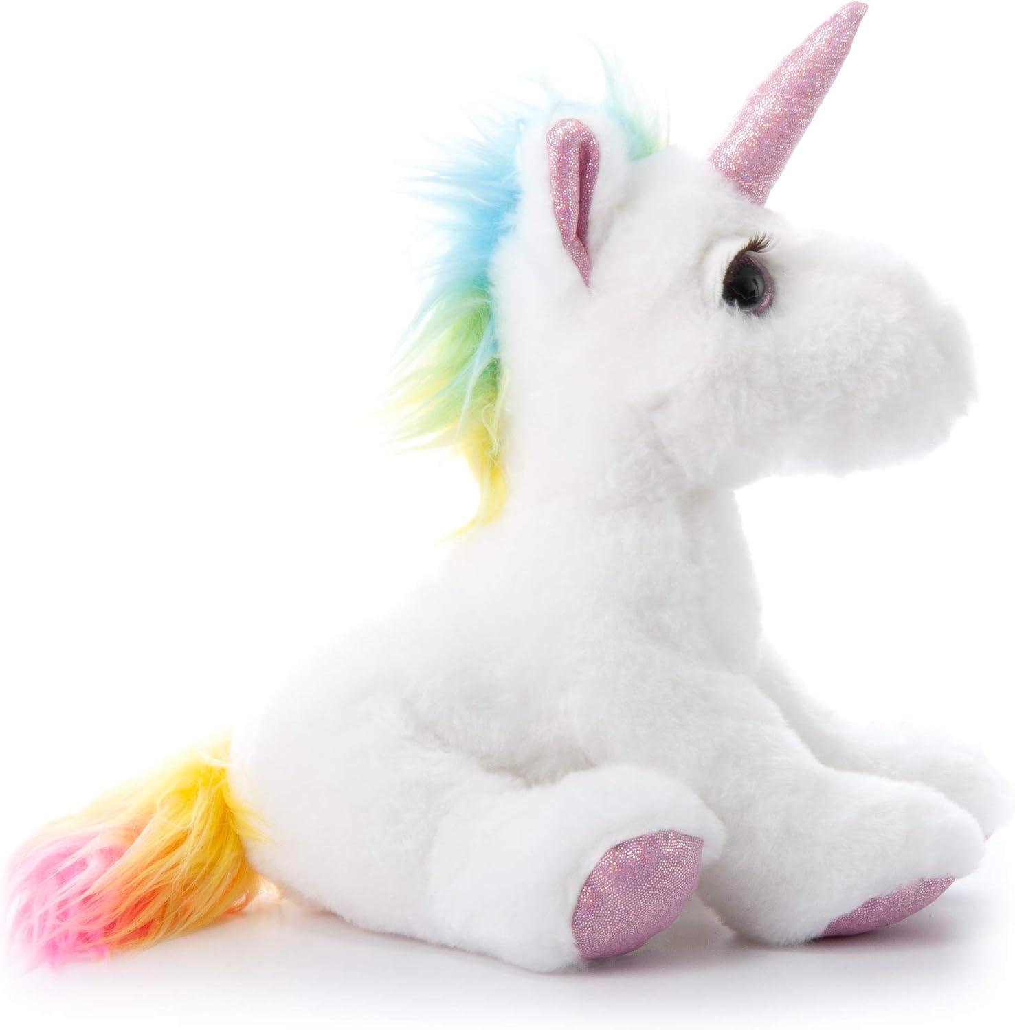image:imageThe Petting Zoo Lashz Unicorn Stuffed Animal Gifts for Girls Unicorn Plush Toy 10 inches