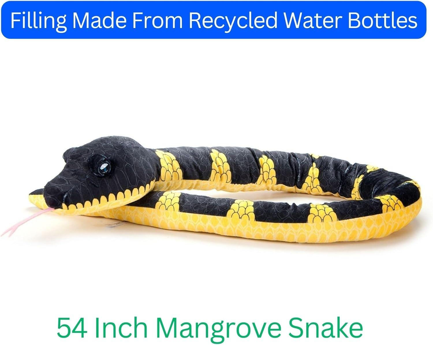 image:imageThe Petting Zoo Mangrove Snake Stuffed Animal Plushie Gifts for Kids Earth Keeperz Snake Animals Zoologee Mangrove Snake Plush Toy 54 inches
