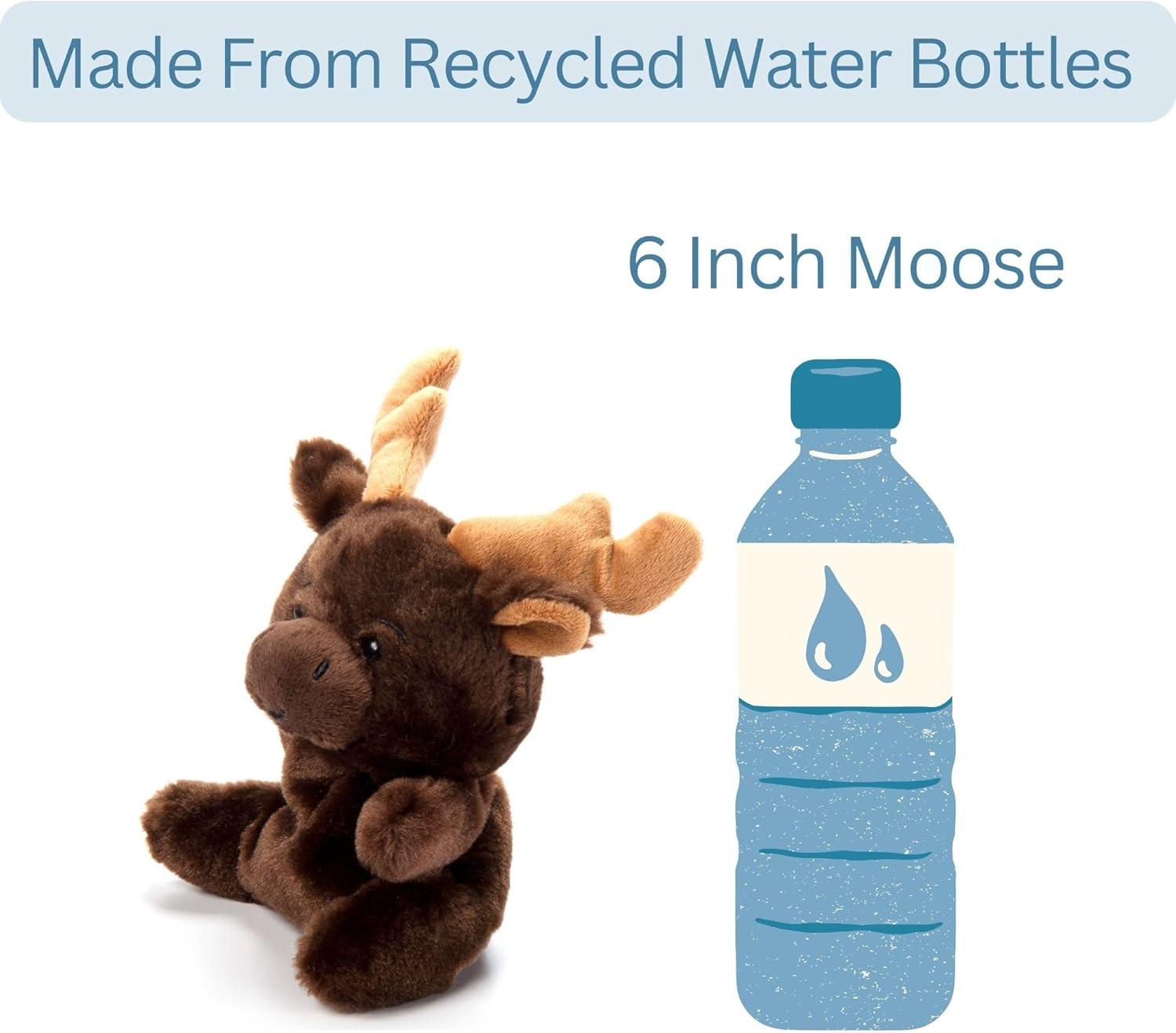 image:imageThe Petting Zoo Moose Stuffed Animal Plushie Gifts for Kids Nuggetz Wildlife Animals Moose Plush Toy 6 inches