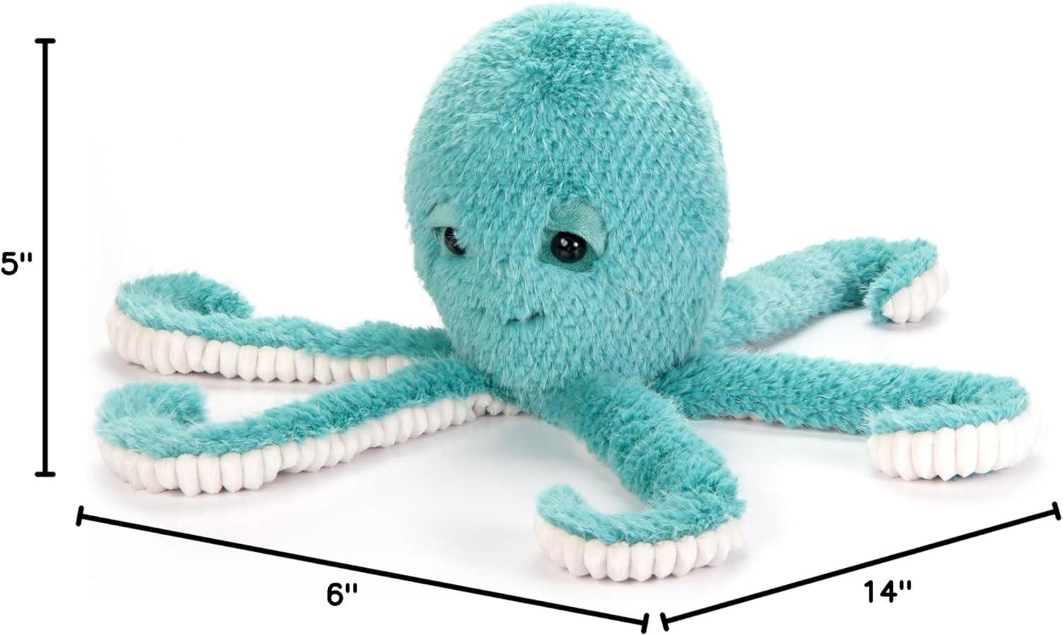 image:imageThe Petting Zoo Octopus Stuffed Animal Plushie Gifts for Kids Fuzzlez Sealife Animals Octopus Plush Toy 14 inches