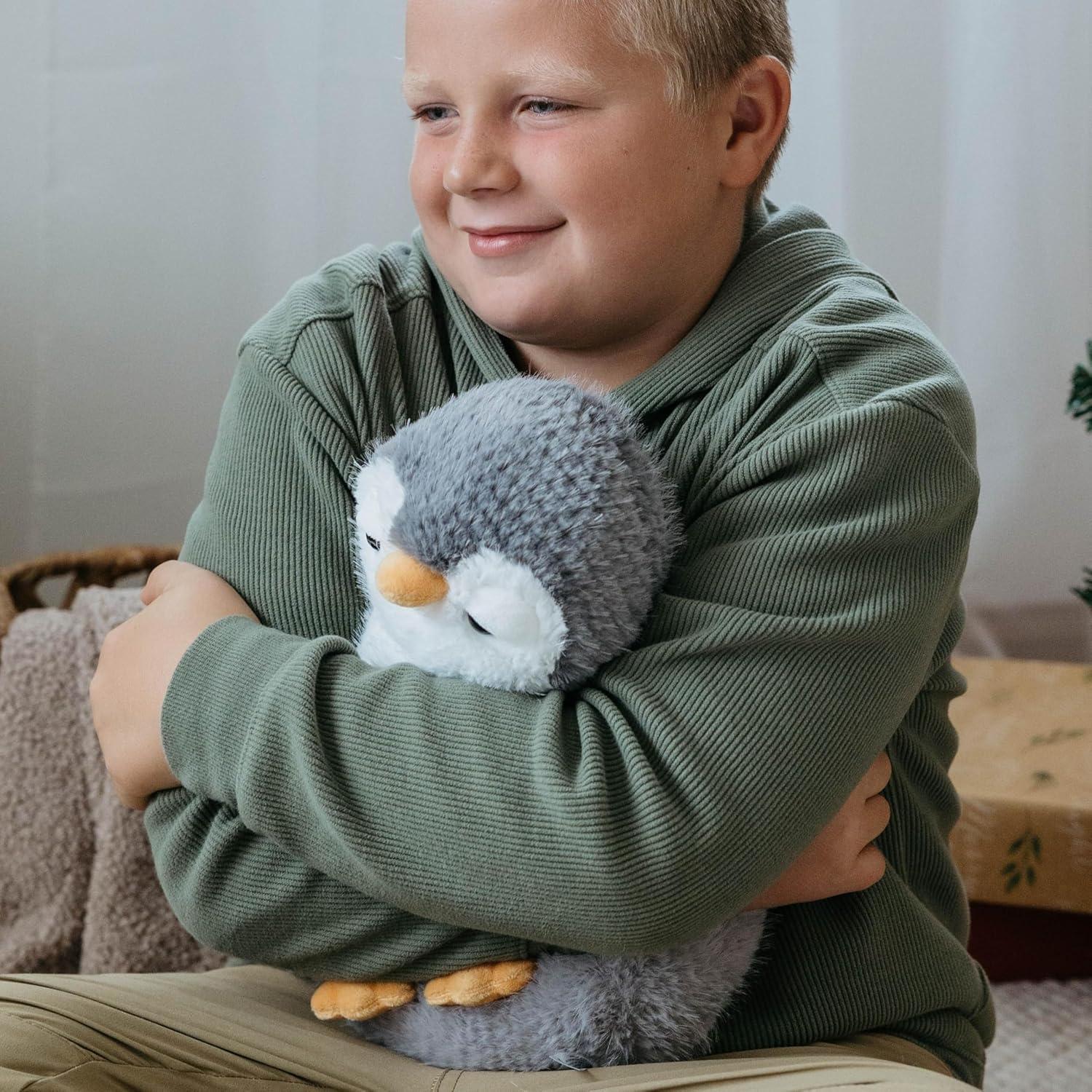 image:imageThe Petting Zoo Penguin Stuffed Animal Plushie Gifts for Kids Fuzzlez Sealife Animals Penguin Plush Toy 12 Inches