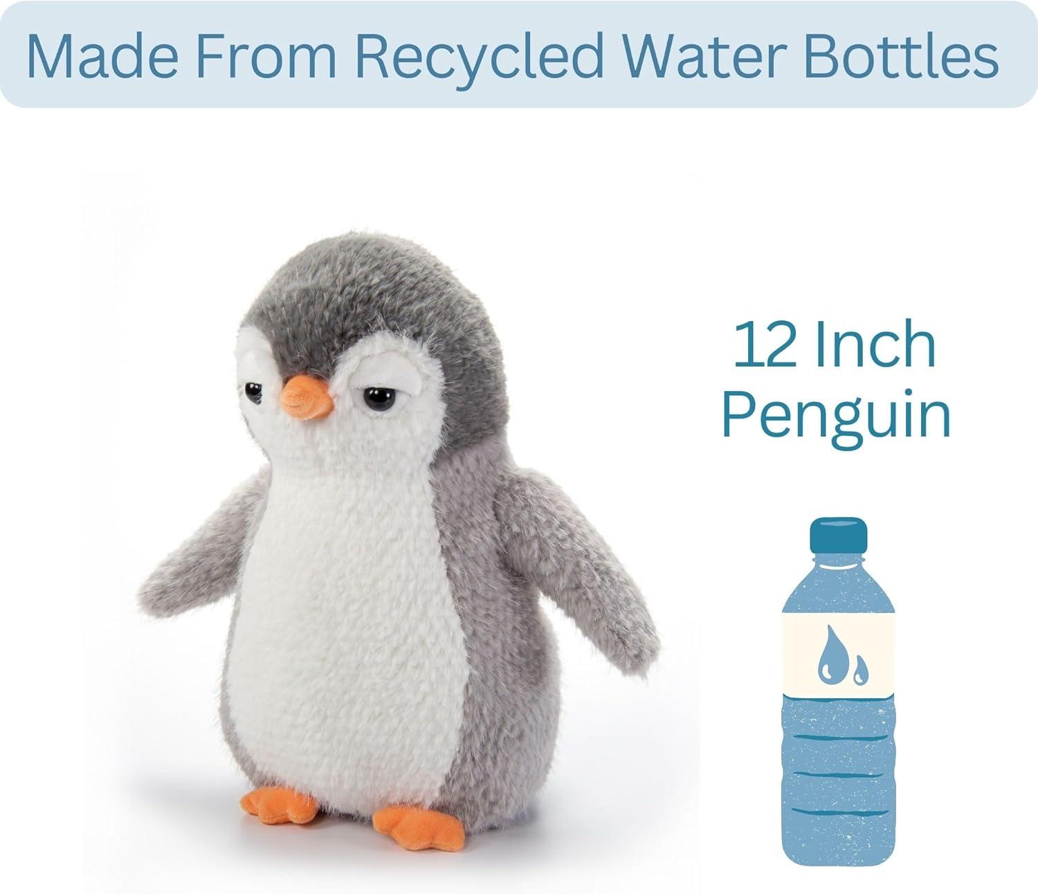 image:imageThe Petting Zoo Penguin Stuffed Animal Plushie Gifts for Kids Fuzzlez Sealife Animals Penguin Plush Toy 12 Inches