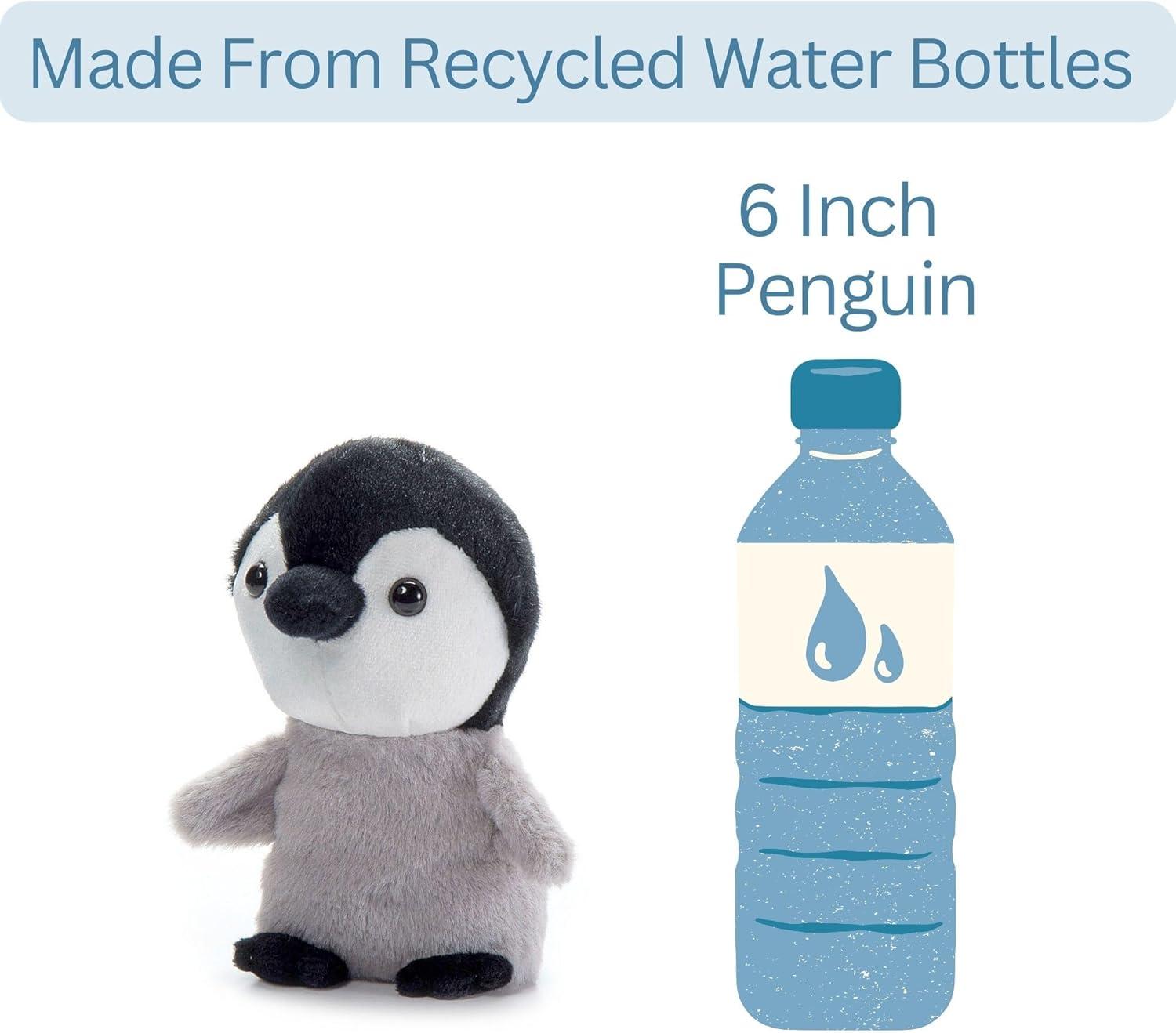 image:imageThe Petting Zoo Penguin Stuffed Animal Plushie Gifts for Kids Nuggetz Sealife Animals Penguin Plush Toy 6 Inches