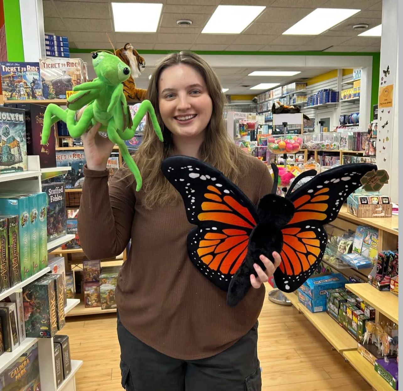 image:imageThe Petting Zoo Praying Mantis Stuffed Animal Plushie Gifts for Kids Wild Onez Insect Animals Green Praying Mantis Plush Toy 12 inches