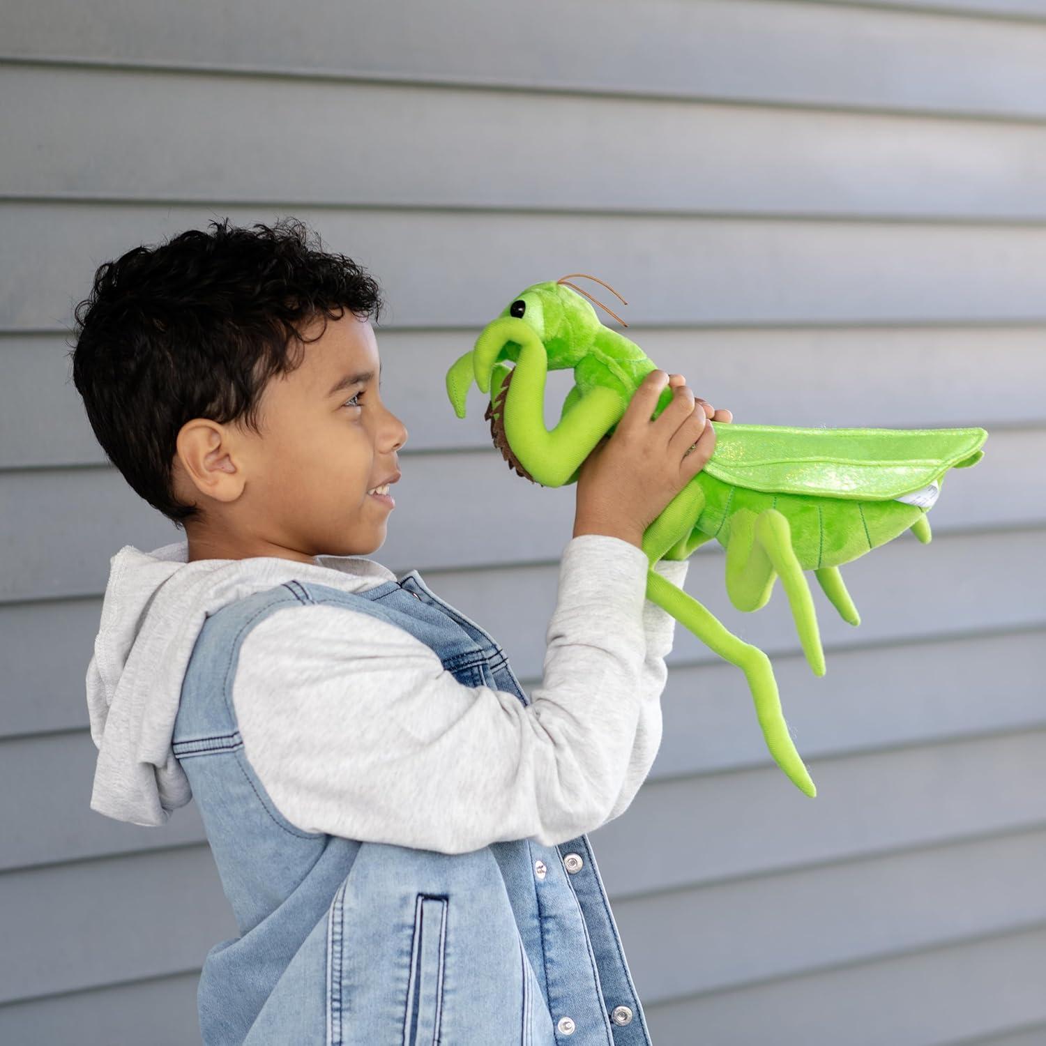 image:imageThe Petting Zoo Praying Mantis Stuffed Animal Plushie Gifts for Kids Wild Onez Insect Animals Green Praying Mantis Plush Toy 12 inches