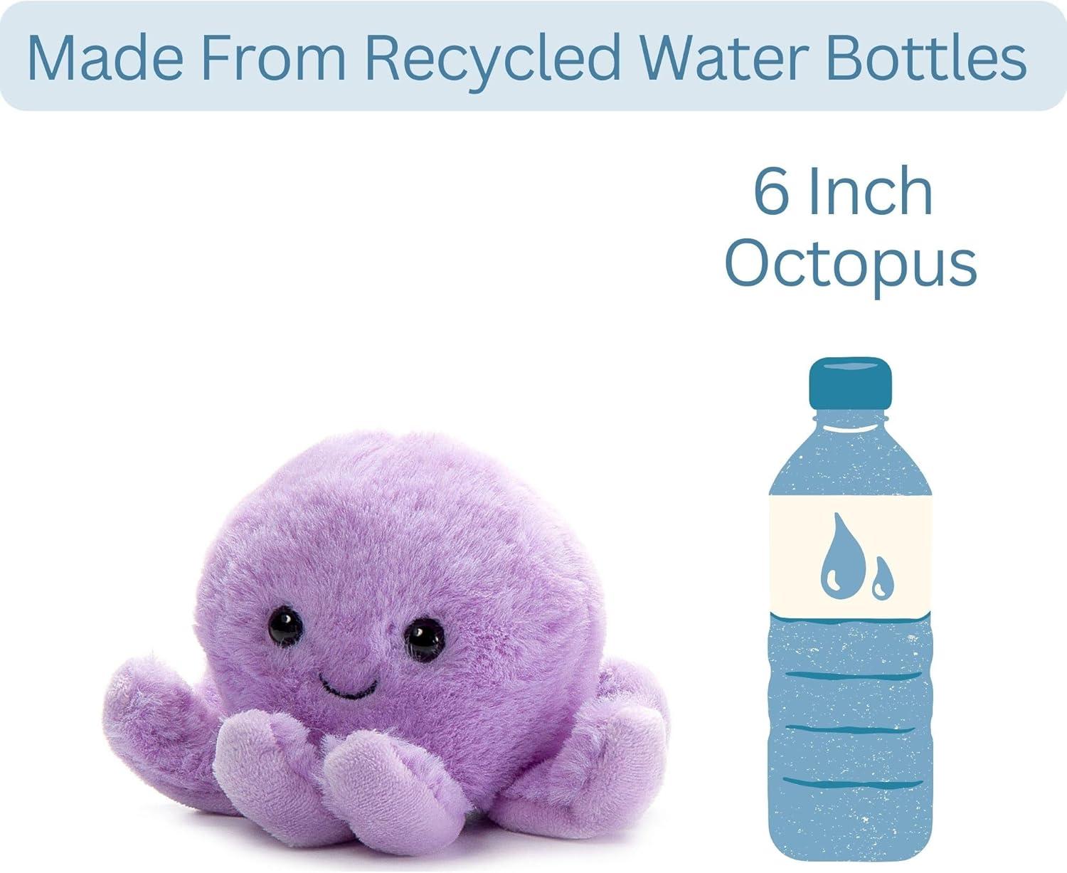image:imageThe Petting Zoo Purple Octopus Stuffed Animal Plushie Gifts for Kids Nuggetz Sealife Animals Octopus Plush Toy 6 inchesSmall