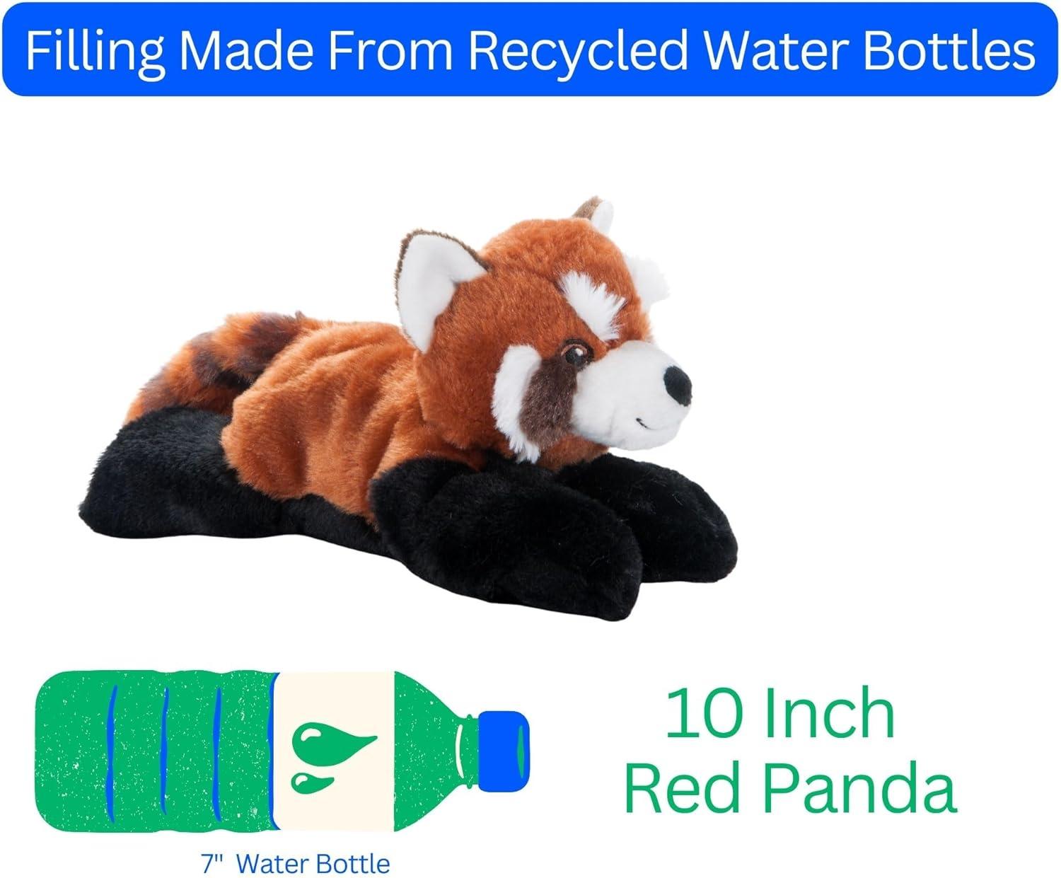 image:imageThe Petting Zoo Red Panda Stuffed Animal Plushie Gifts for Kids Earth Keeperz Wildlife Animals Zoologee Red Panda Plush Toy 10 inches